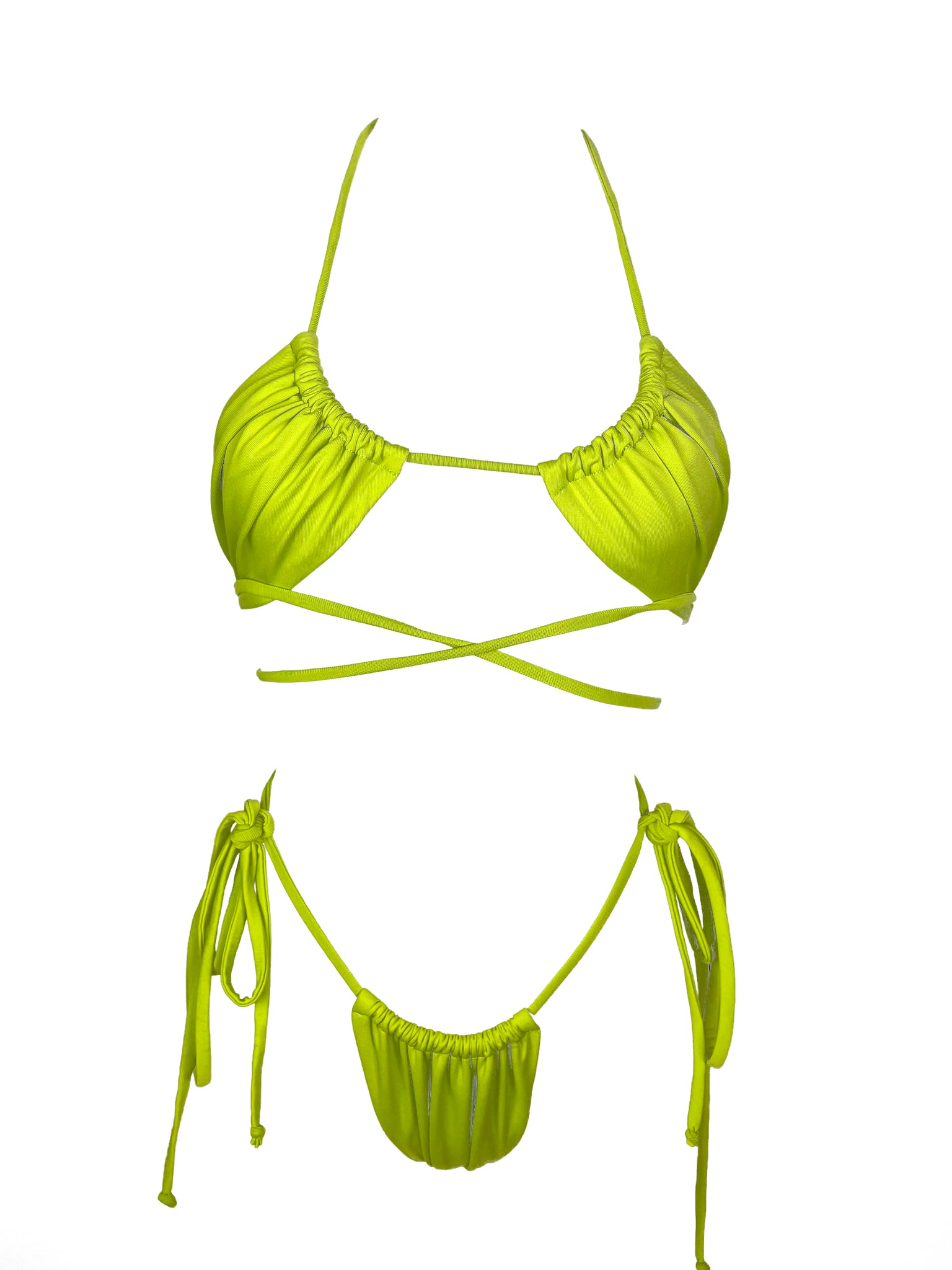 Two-piece swimsuit Lime Multi